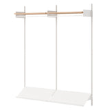 New Works Wardrobe Shelf: 2 + Oak + White