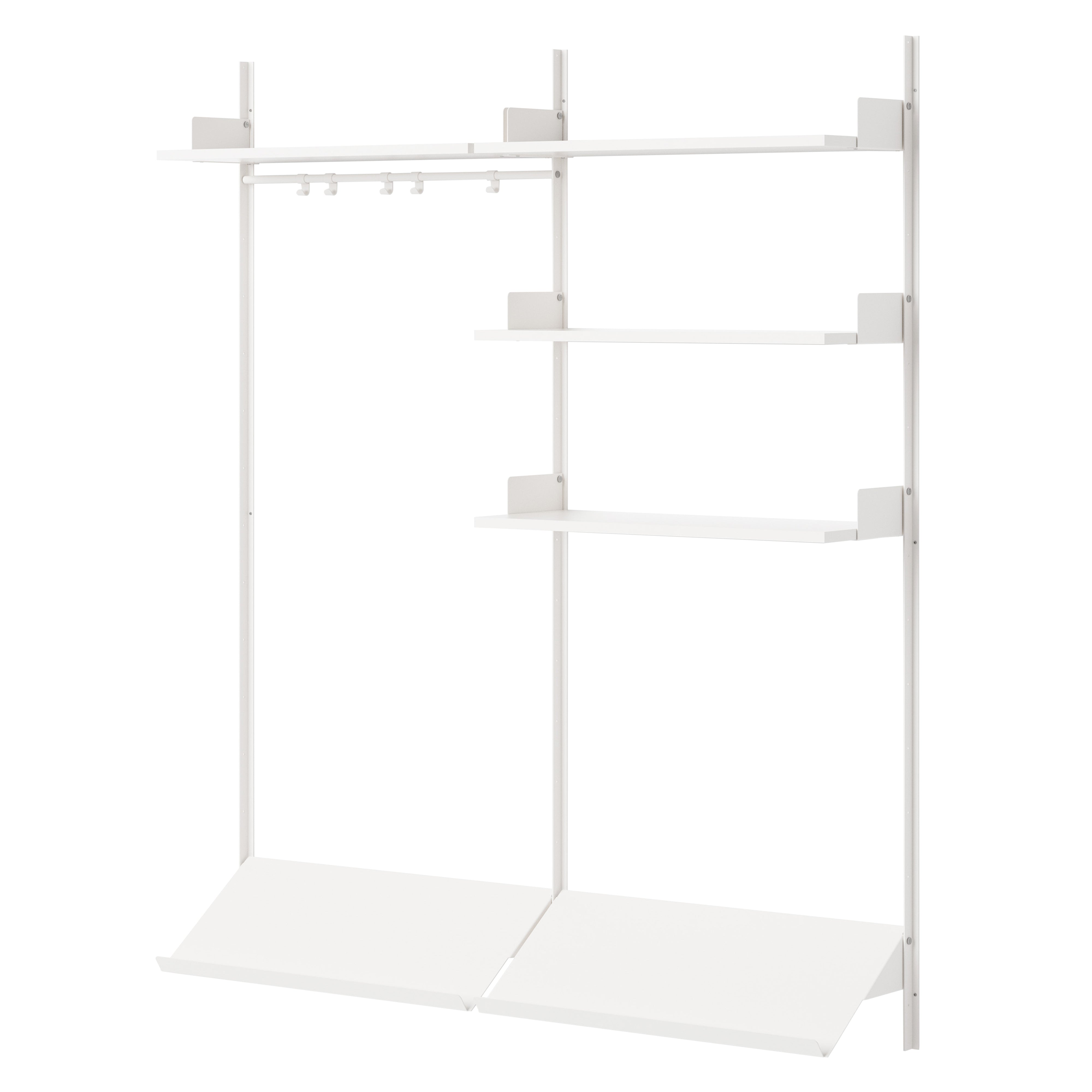 New Works Wardrobe Shelf: 3 + White