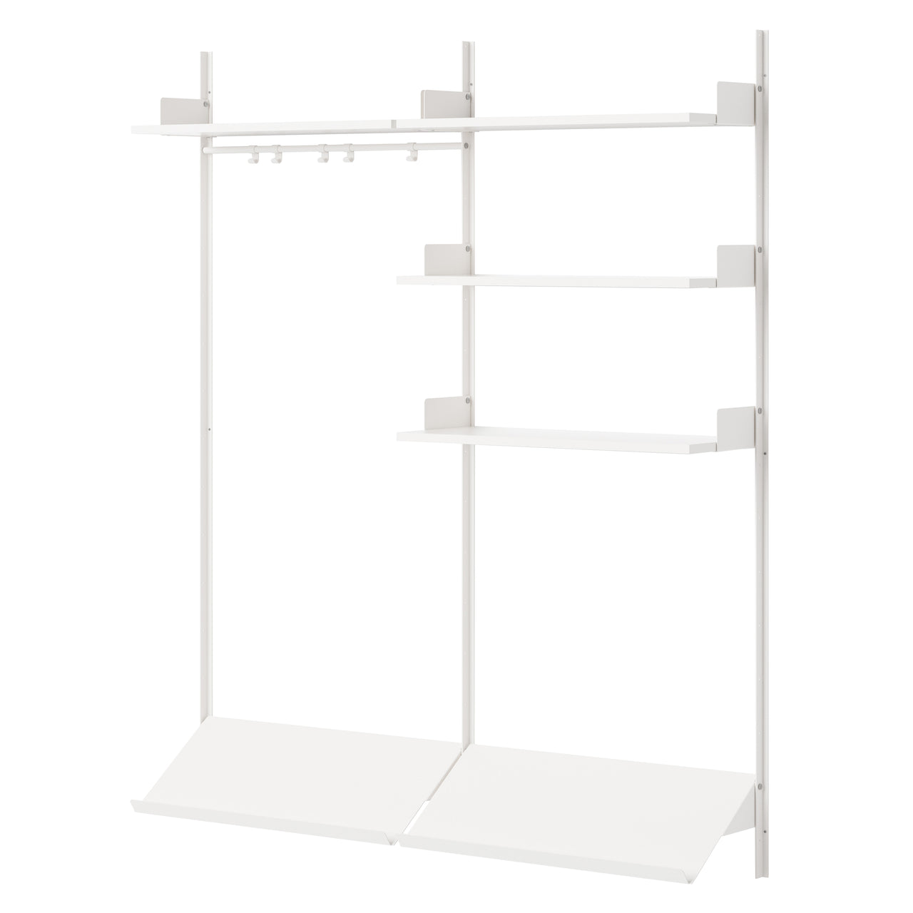 New Works Wardrobe Shelf: 3 + White