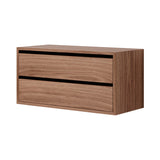 New Works Cabinet Low with Drawers: Walnut