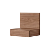 Tana Wall Mounted Nightstand: Walnut