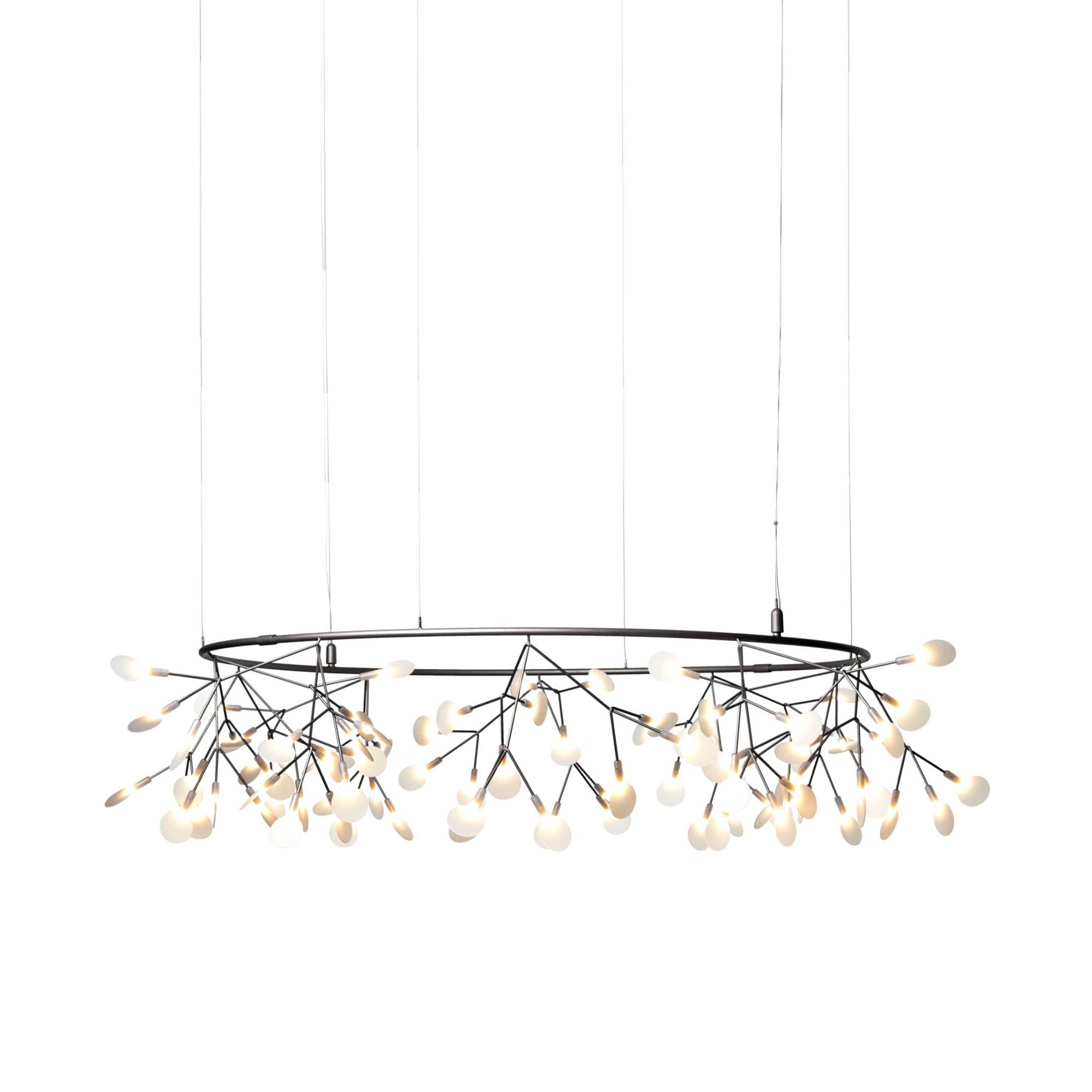 Heracleum III The Small Big O Suspension Lamp: Nickel