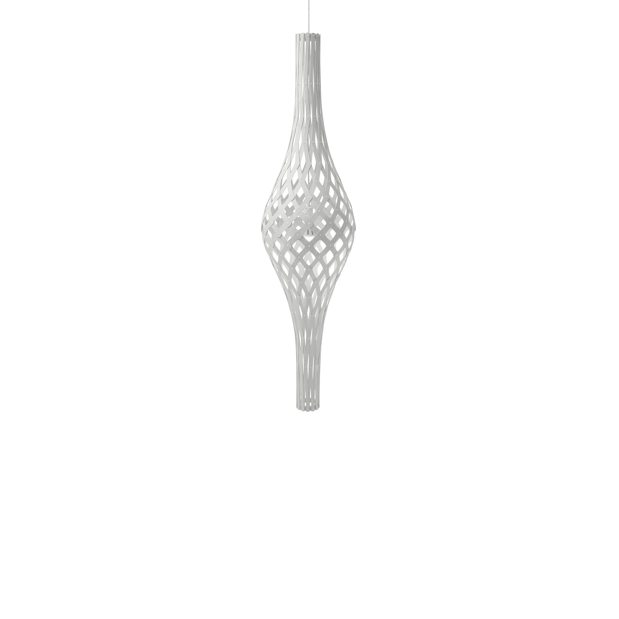 Nikau Full Pendant Light: White + White