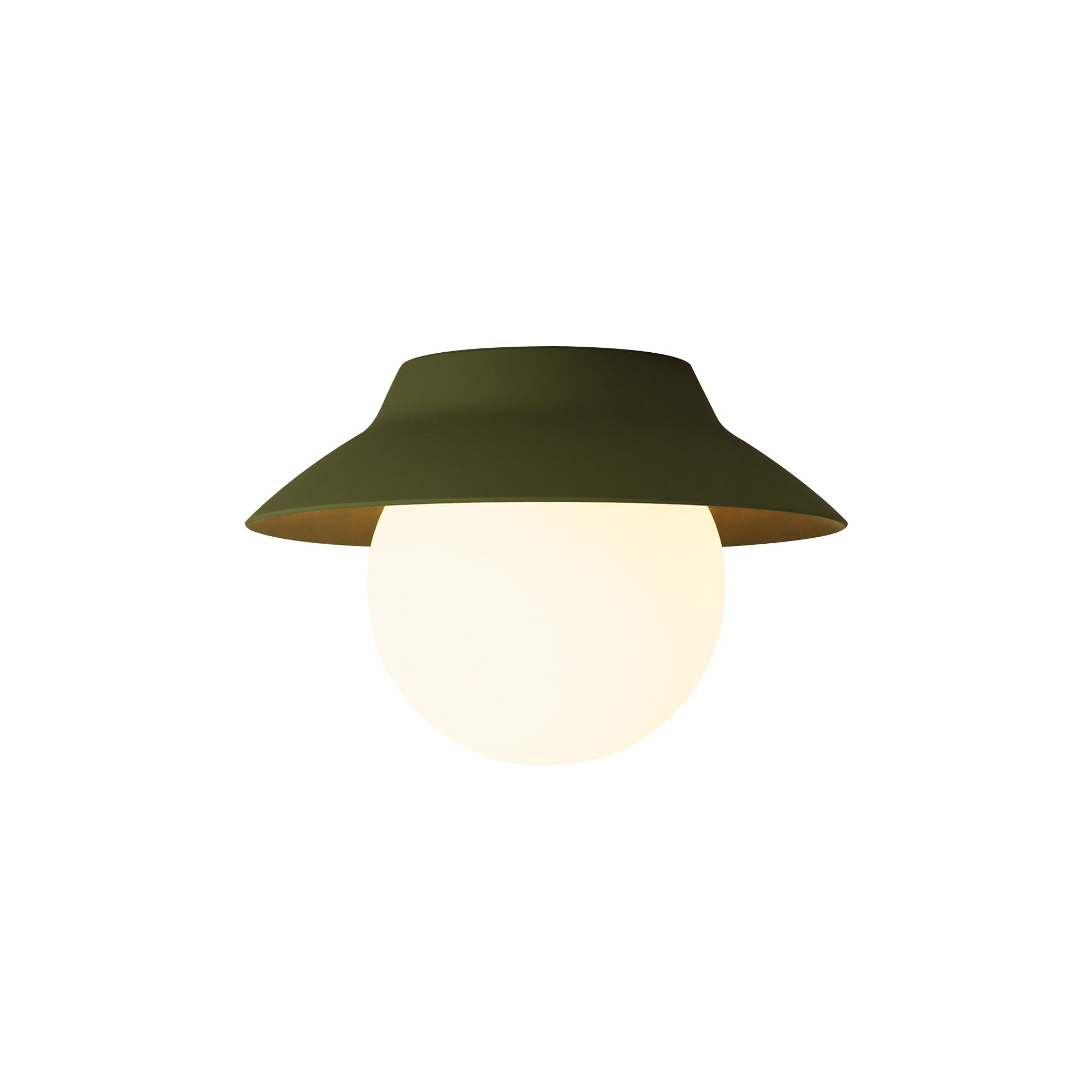 Noah Flush Mount: Olive