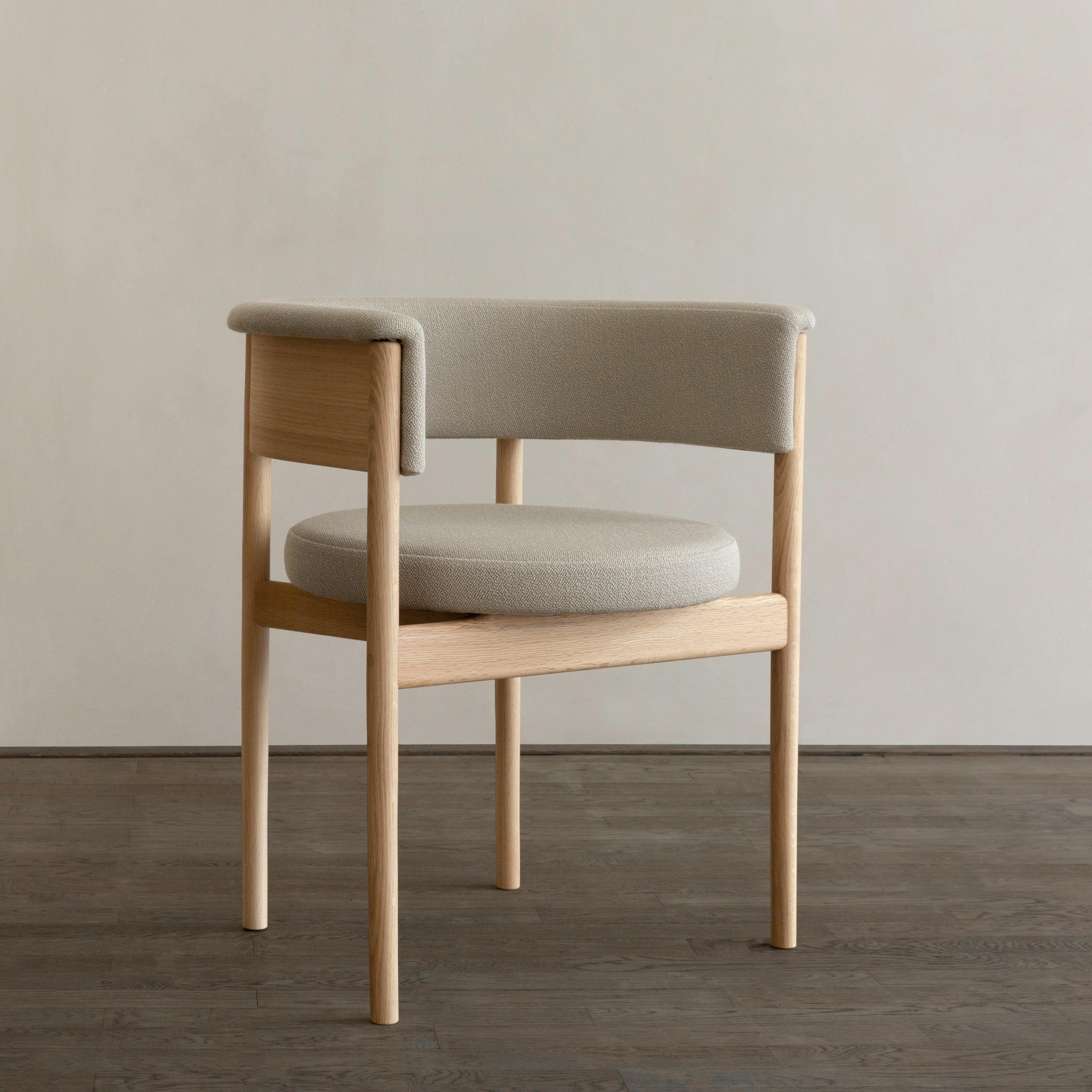 Minatomirai Cafe Side Chair N-SC01: Upholstered