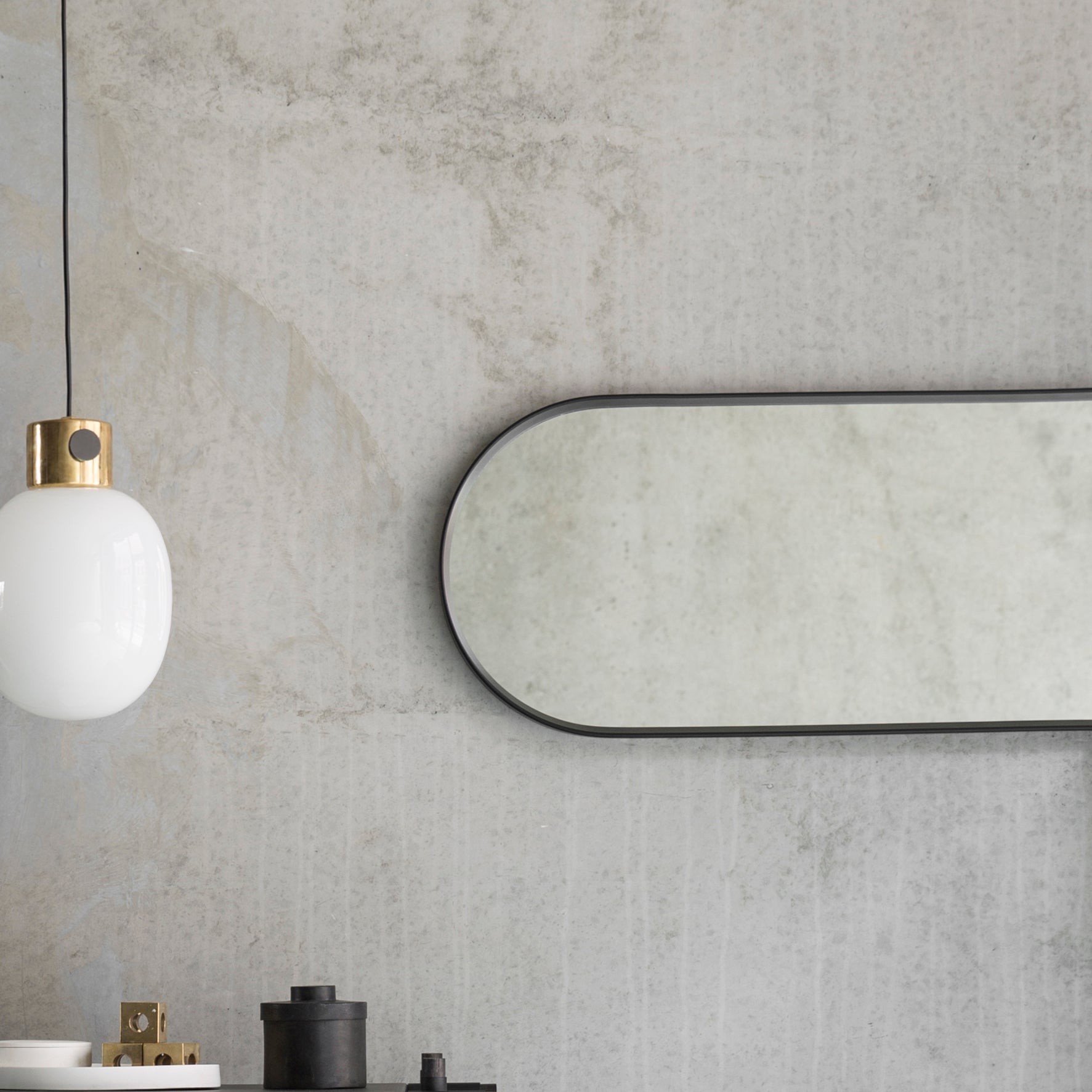 Norm Wall Mirror: Oval - Quick Ship