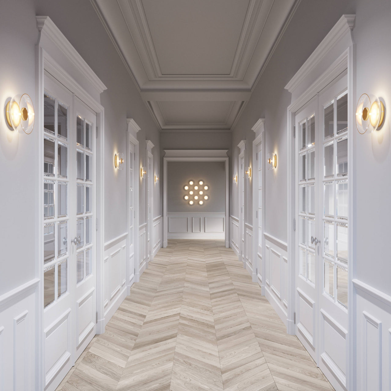 Liila 12 Wall + Ceiling Lamp