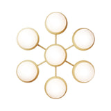 Liila Star Wall/Ceiling Lamp: Opal White