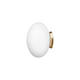 Rizzatto 301 Wall/Ceiling Light: Satin Brass