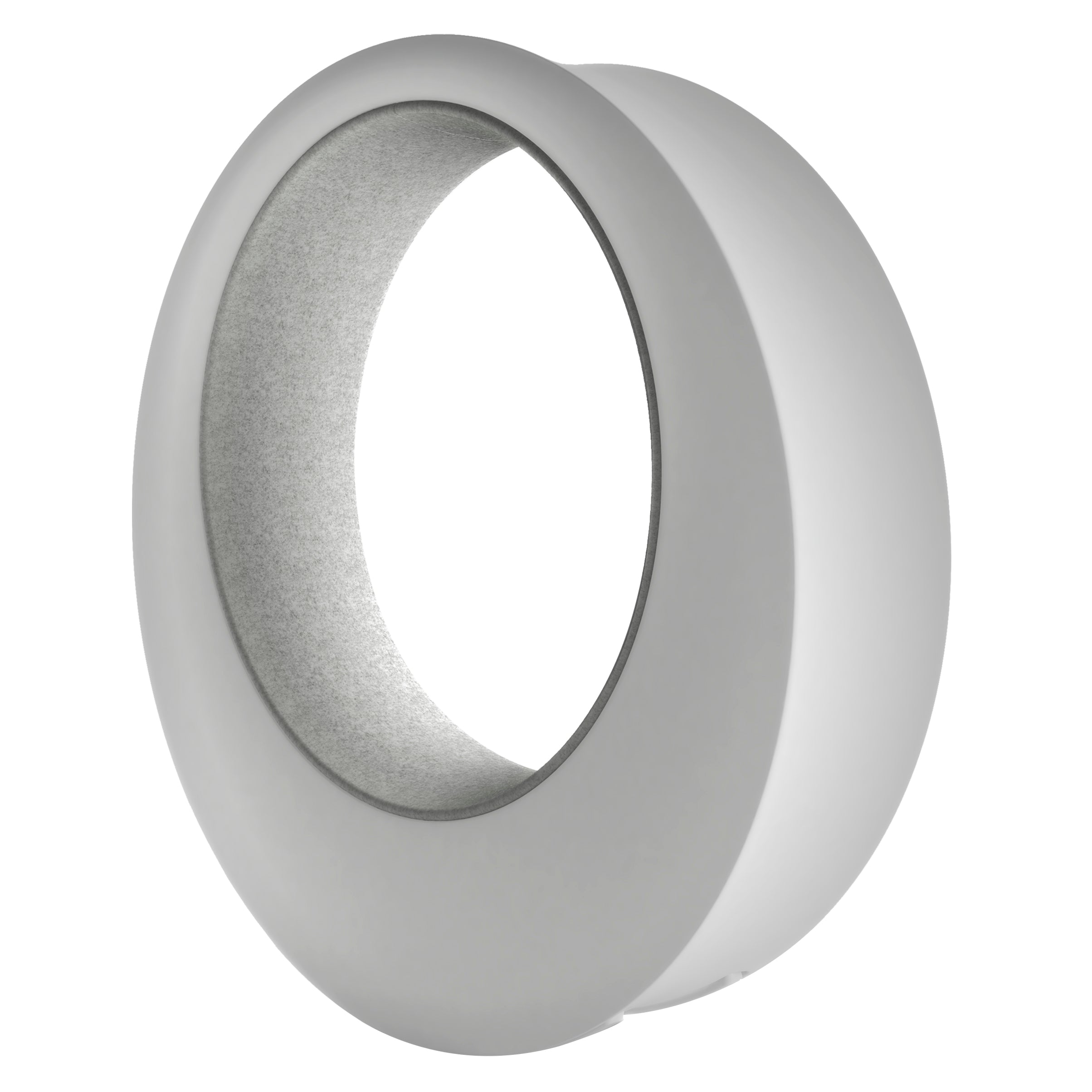 O. Rocking Chair: Upholstered + Light Grey + Divina Melange 120