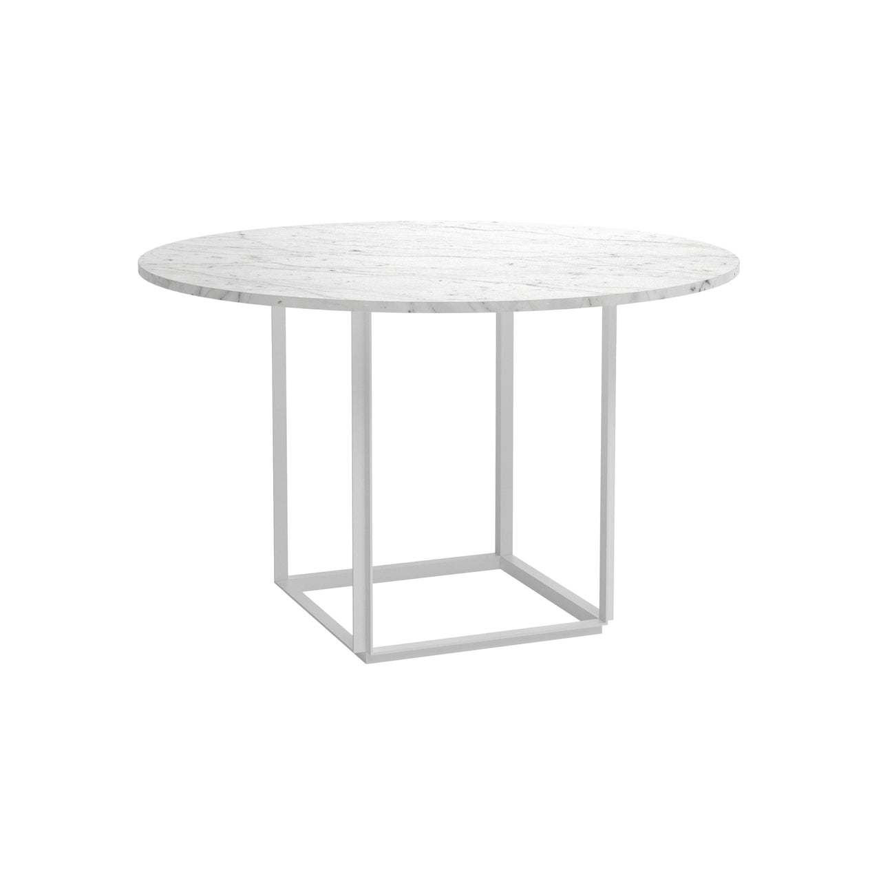 Florence Dining Table: Marble + Small - 47.2