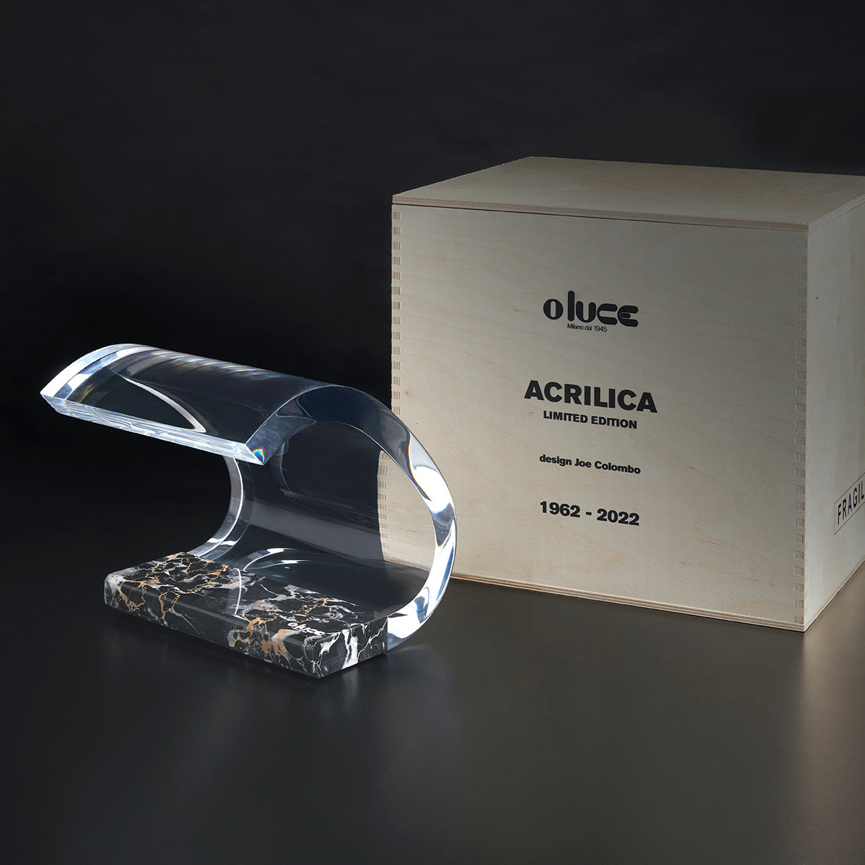 Acrilica Table Lamp: Marble - Limited Edition