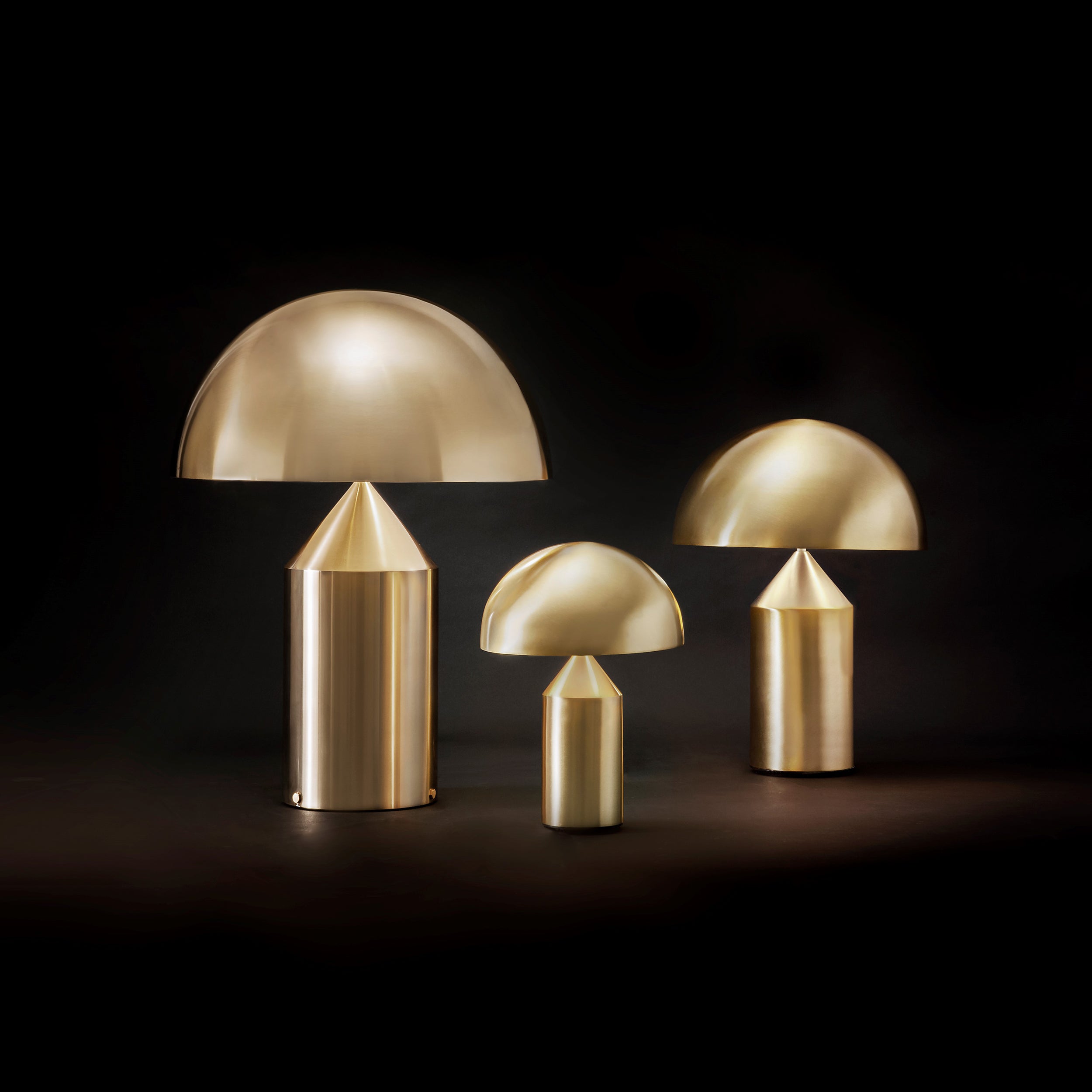 Atollo Table Lamp: Metal