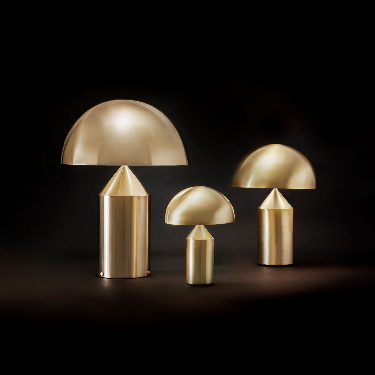 Atollo Table Lamp: Metal