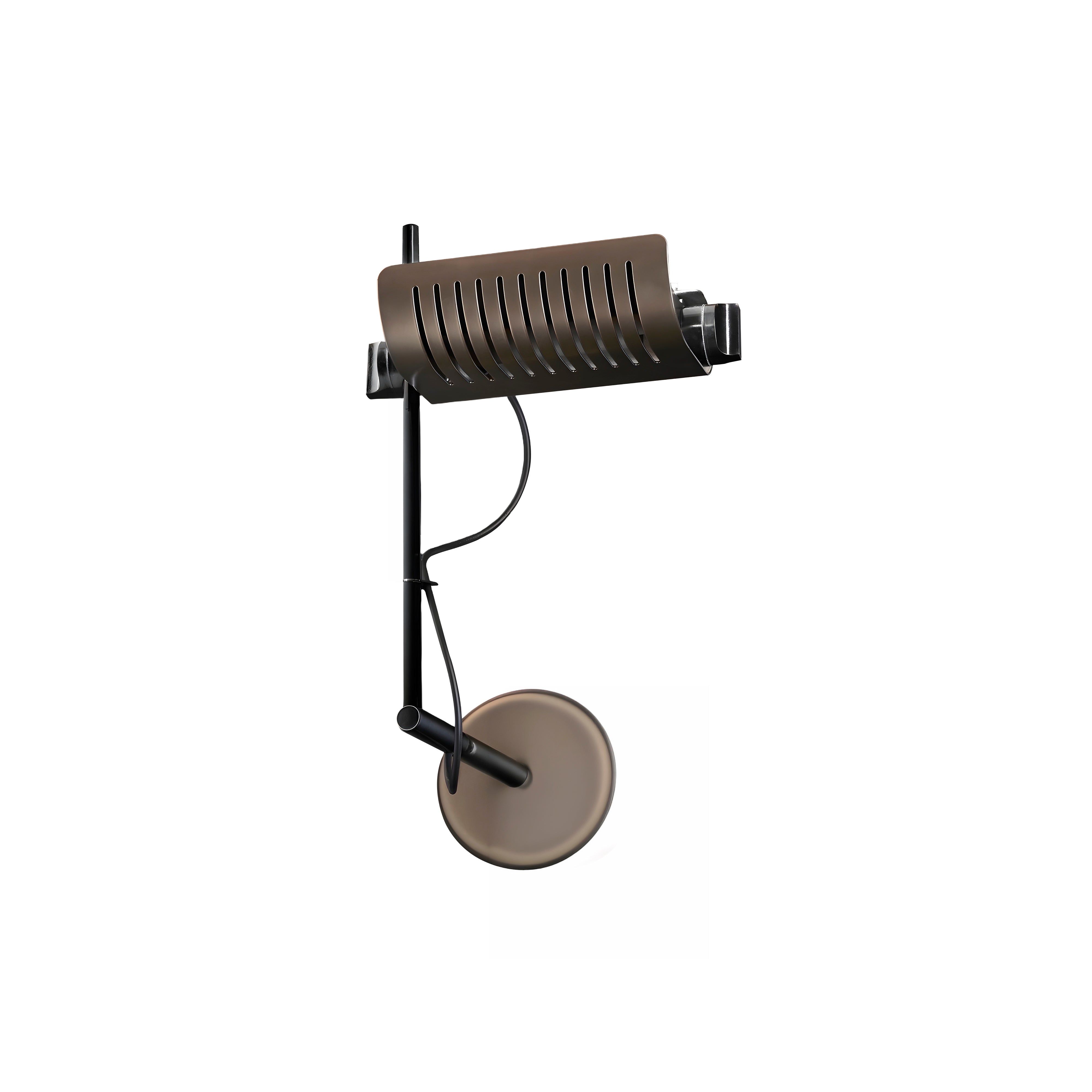 Colombo Wall Lamp: Anodic Bronze + Black