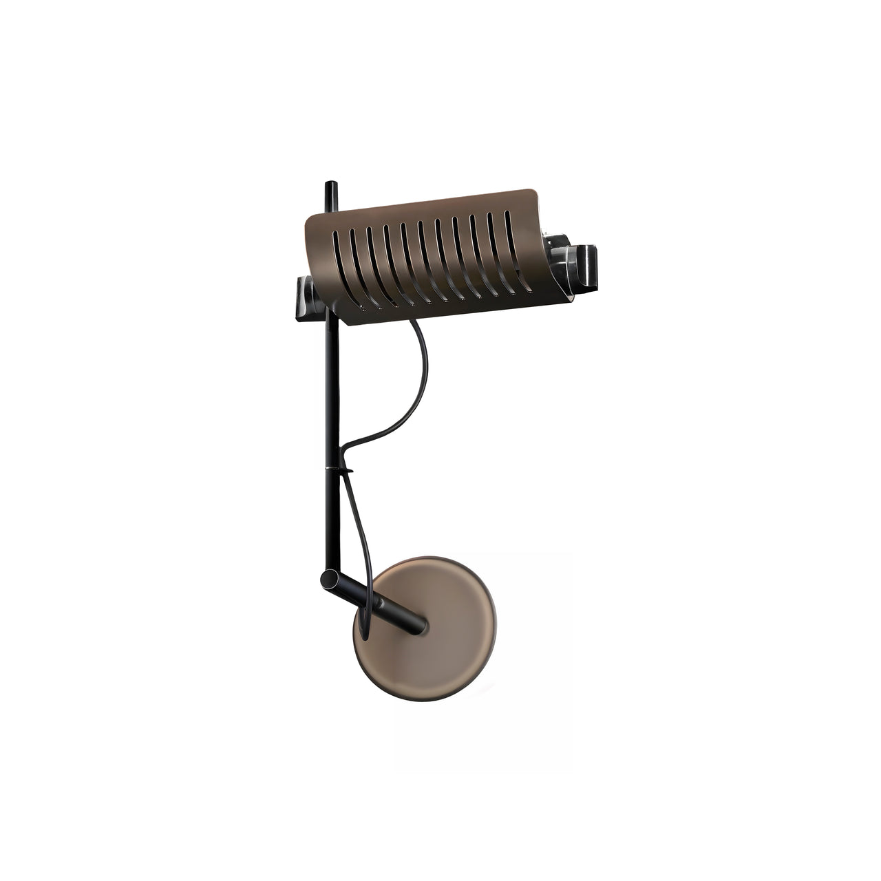 Colombo Wall Lamp: Anodic Bronze + Black