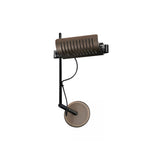 Colombo Wall Lamp: Anodic Bronze + Black