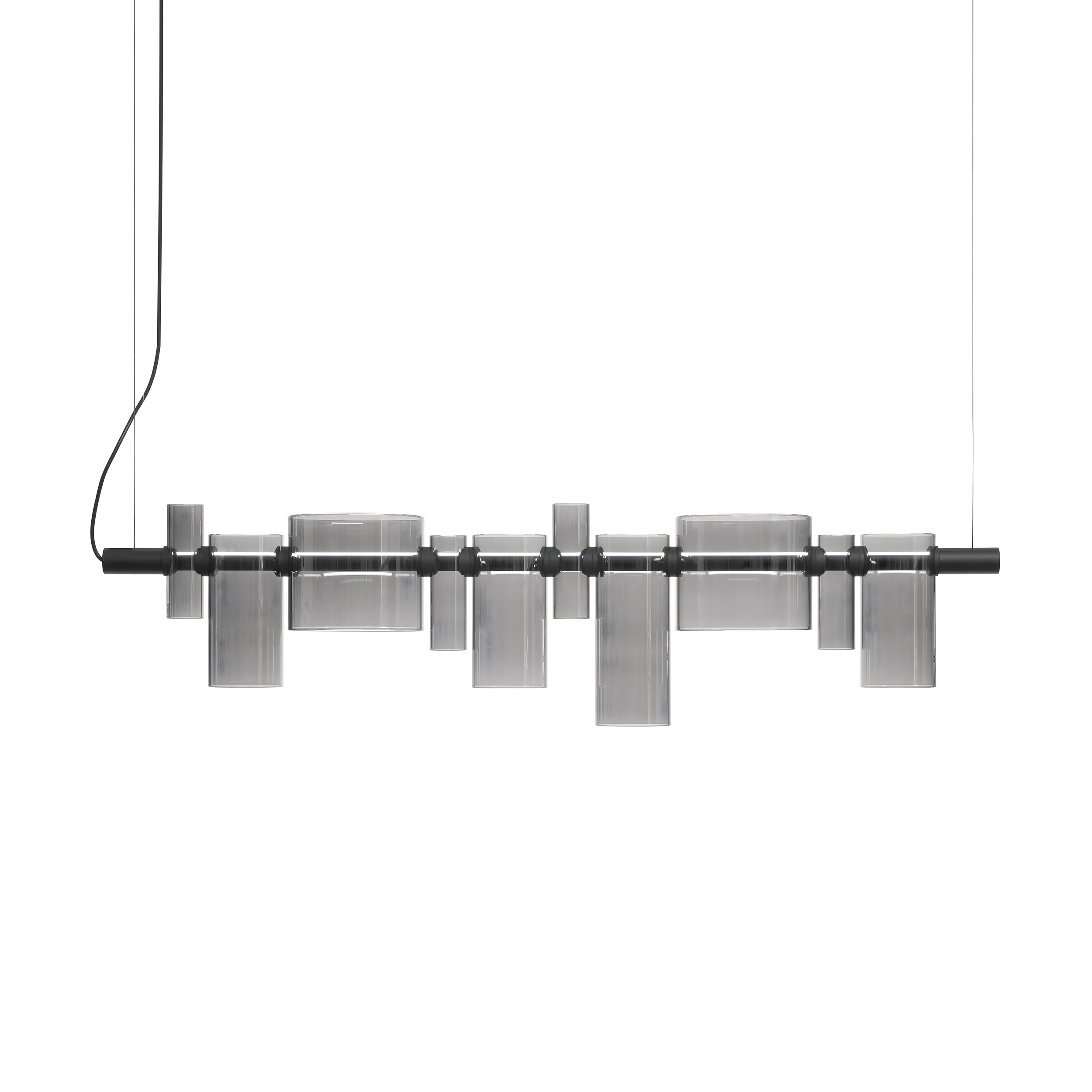 Dancing Glass Suspension: Smokey Grey