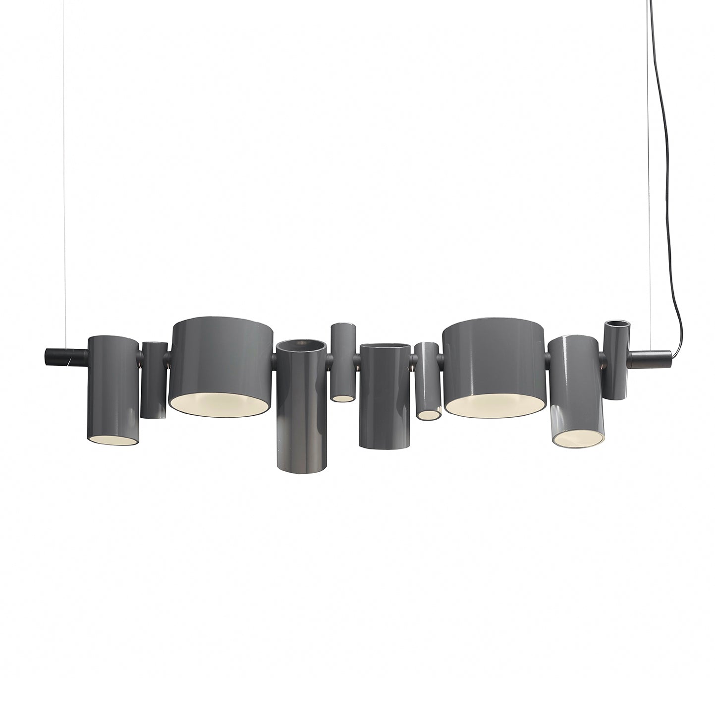 Dancing Queen Suspension Light: Lacquered Grey