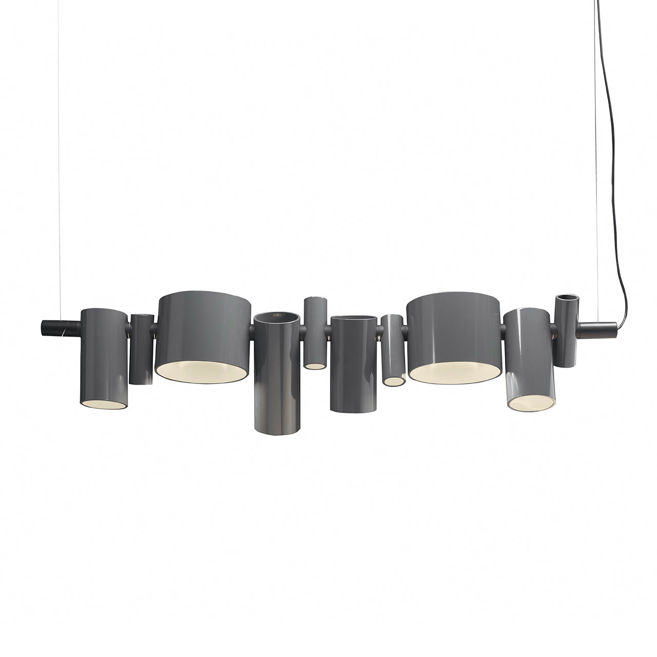 Dancing Queen Suspension Light: Lacquered Grey