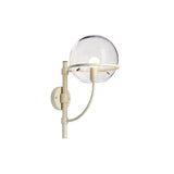 Lyndon Mini Wall Lamp: Outdoor + Ivory