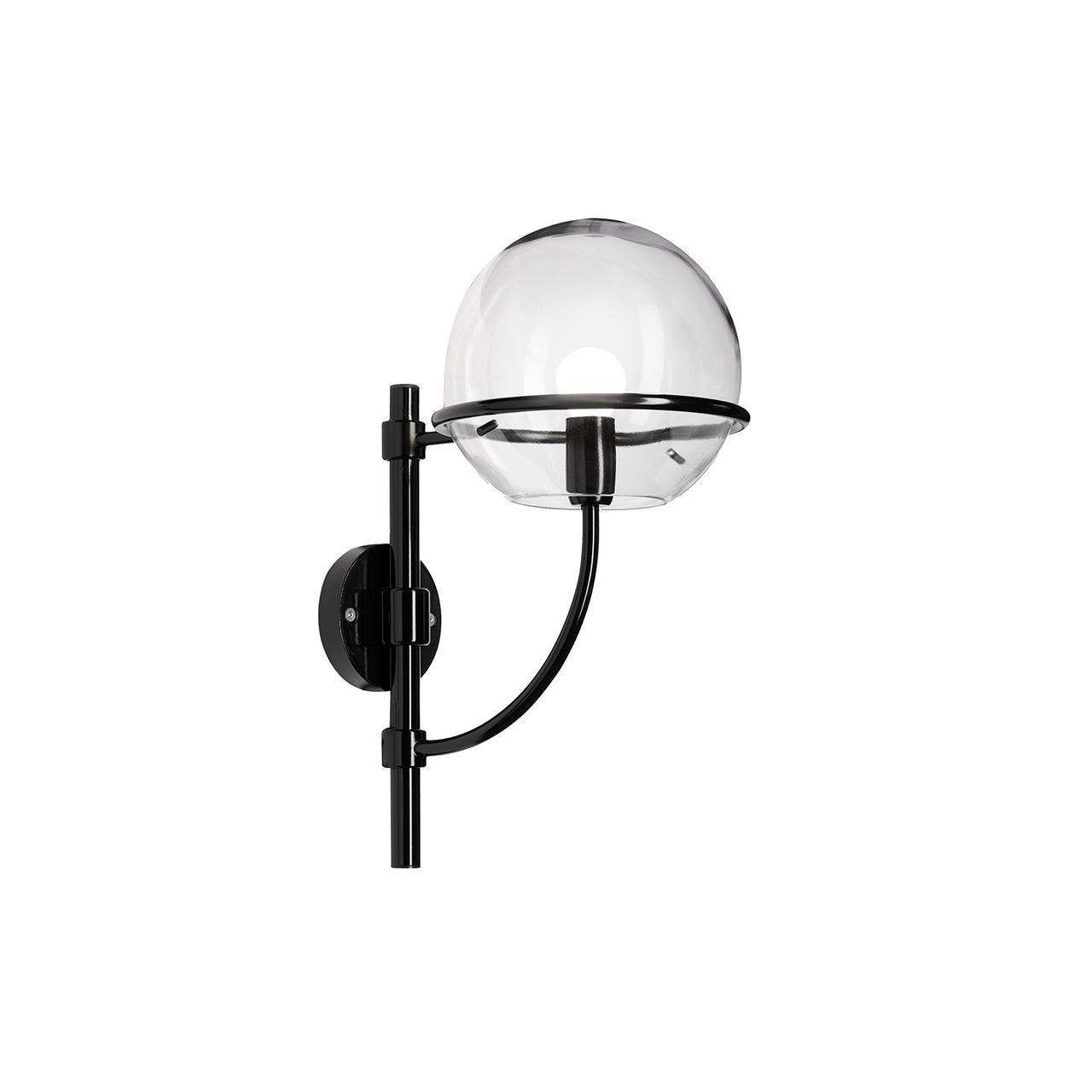 Lyndon Mini Wall Lamp: Outdoor + Black