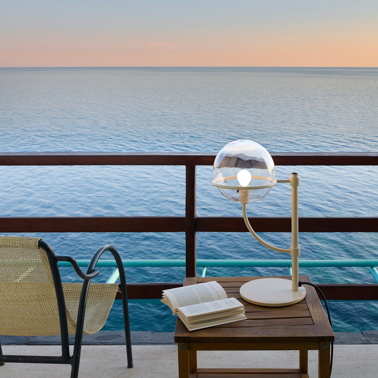 Lyndon Table Lamp: Outdoor