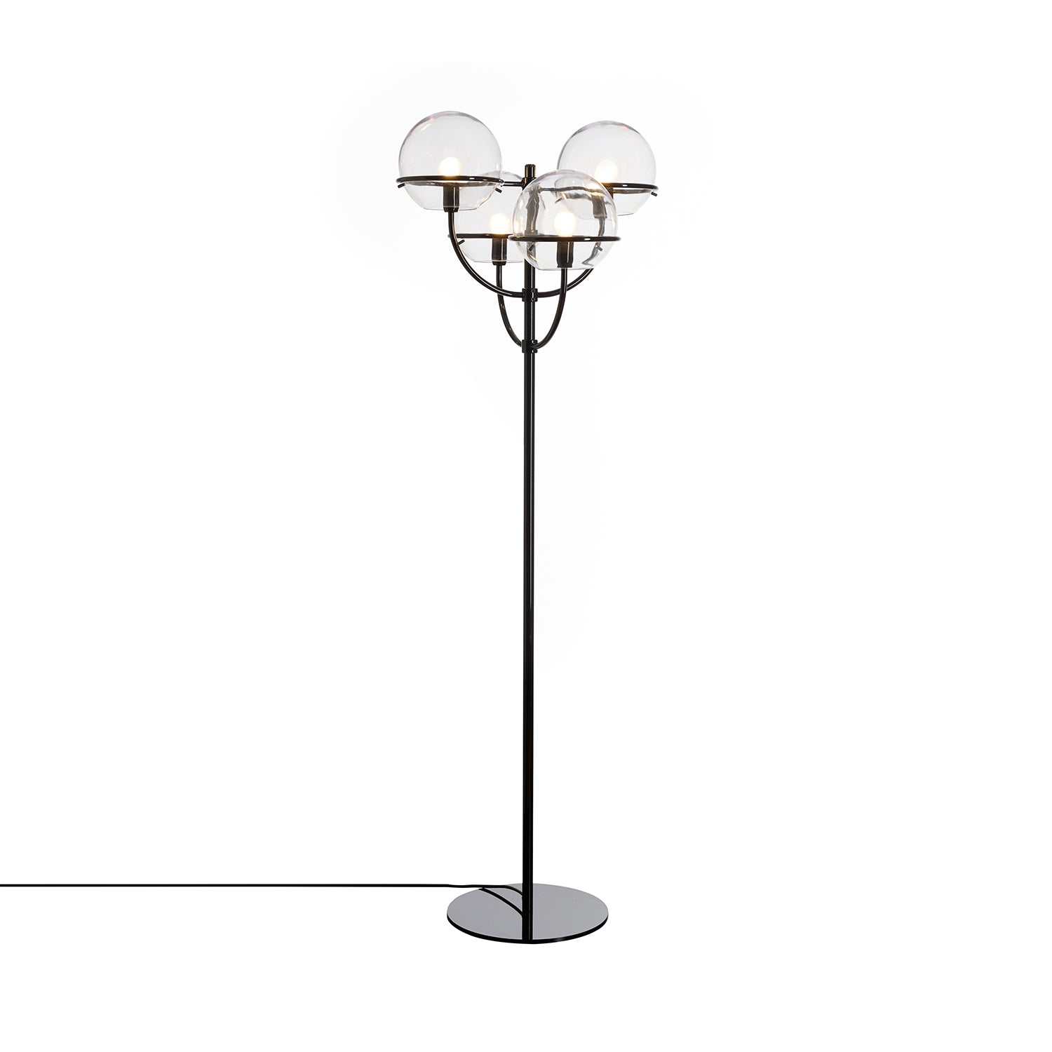Lyndon Small Floor Lamp: Outdoor + Black
