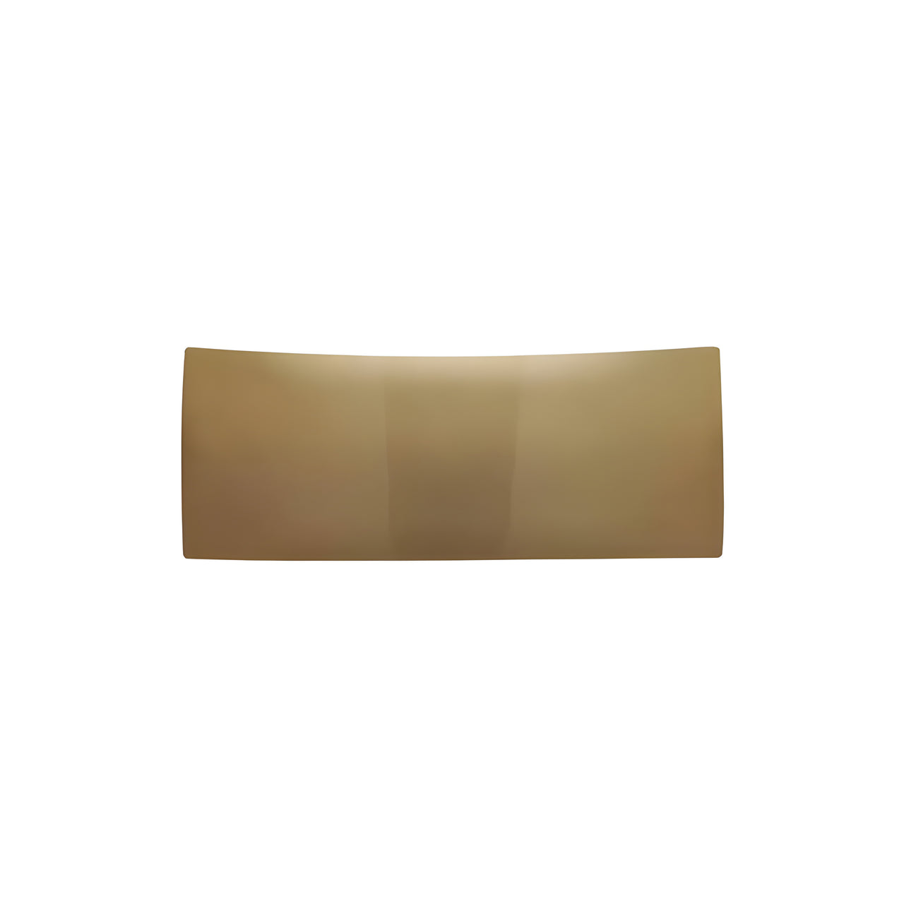 Lens Wall Lamp: Satin Gold Glaze