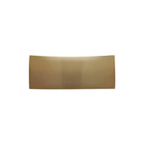 Lens Wall Lamp: Satin Gold Glaze