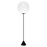 Globe Cone Floor Lamp: Opal