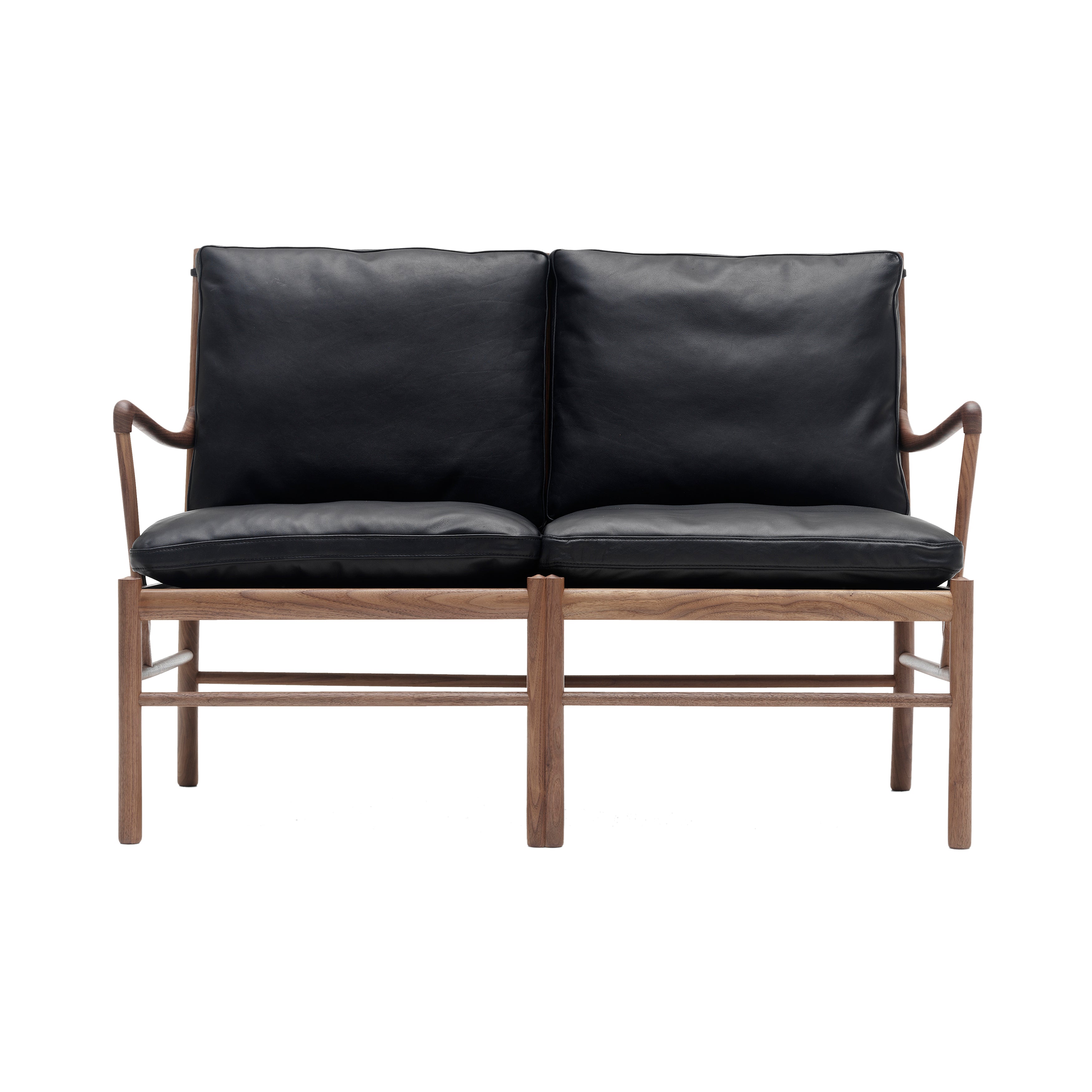 OW149-2 Colonial Sofa: Oiled Walnut