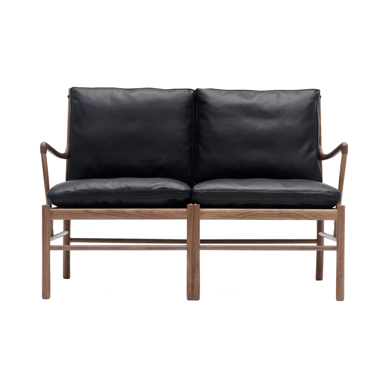 OW149-2 Colonial Sofa: Oiled Walnut