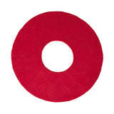 O  Hand Tufted Rug: Small + Red