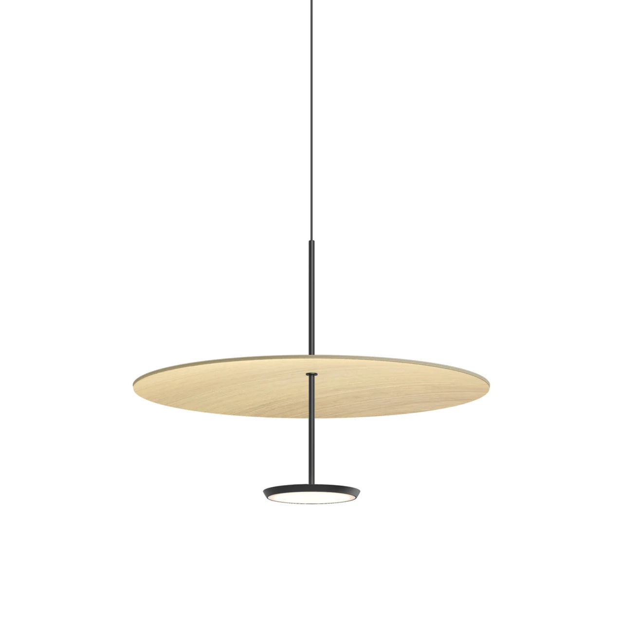 Sky Dome Pendant Light: Wood + Medium - 24