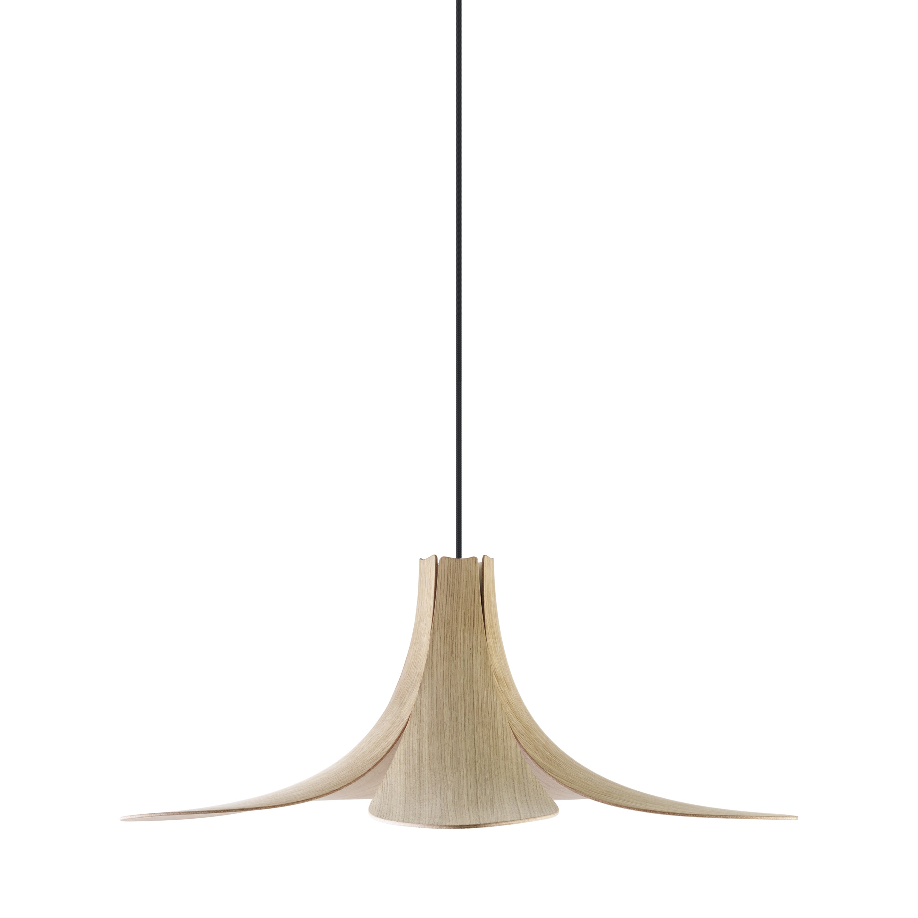 Jazz Pendant: Oak + Black + Plug-in