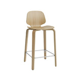 My Chair Bar + Counter Stool: Wood Base + Counter + Oak