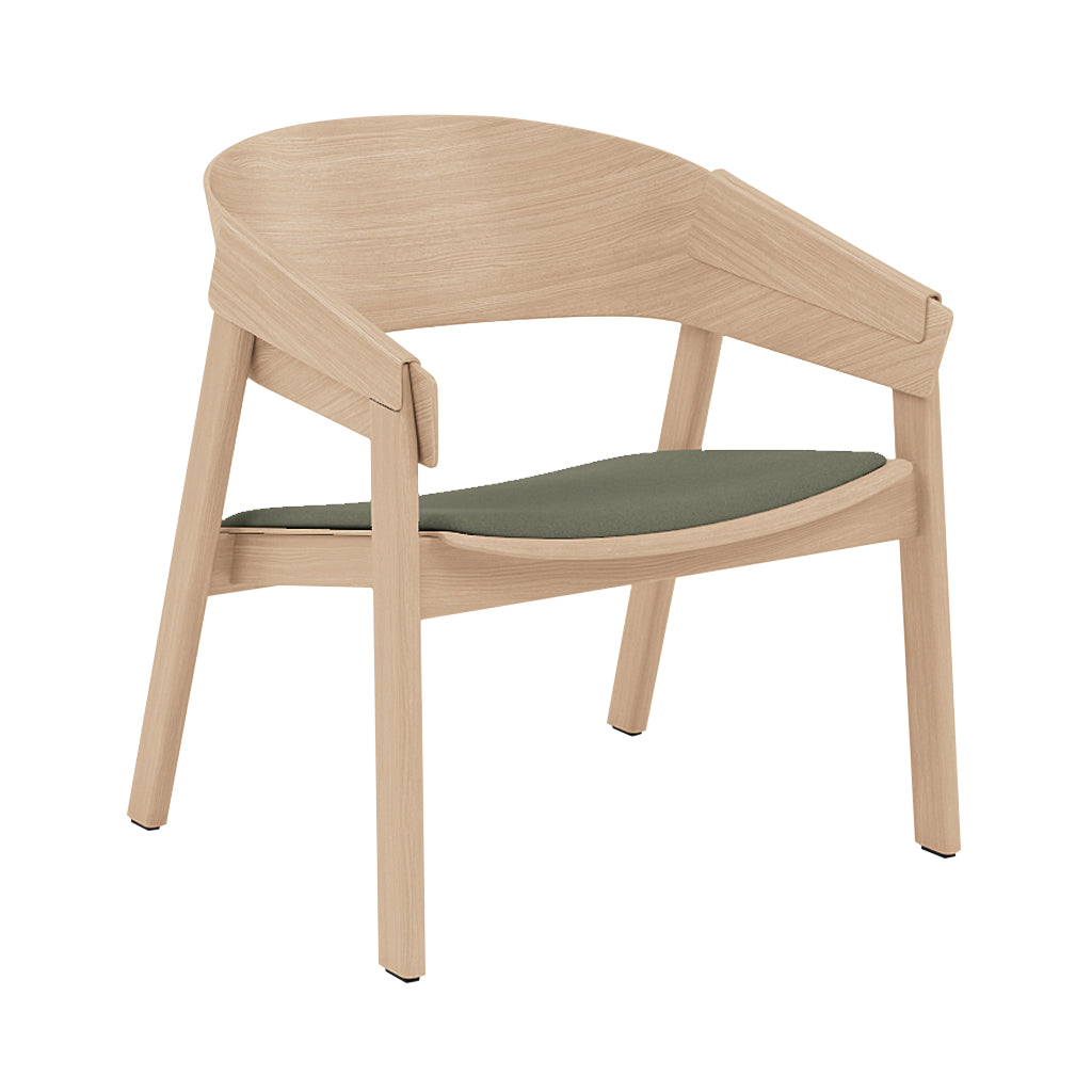 Cover Lounge Chair: Upholstered + Oak