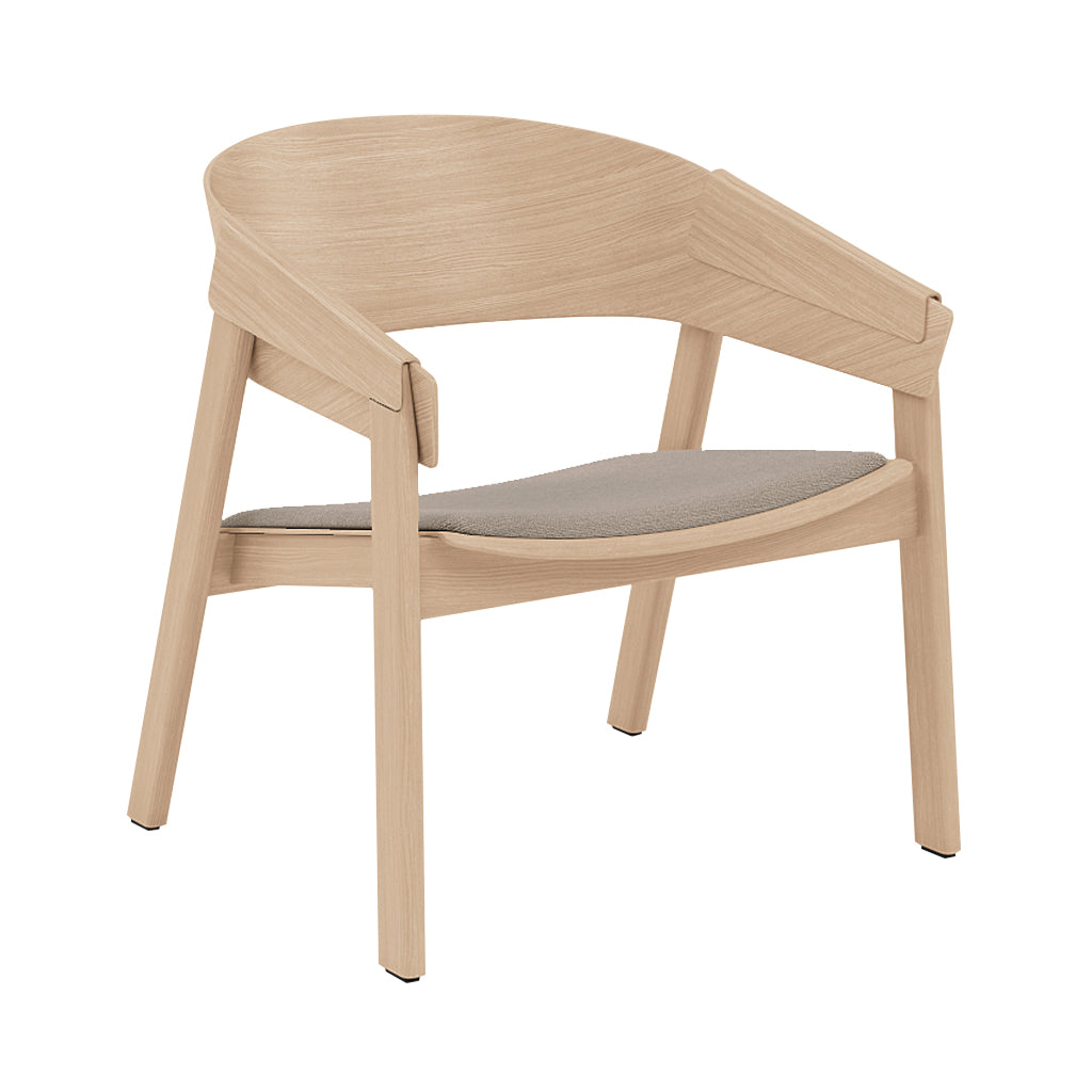 Cover Lounge Chair: Upholstered + Oak