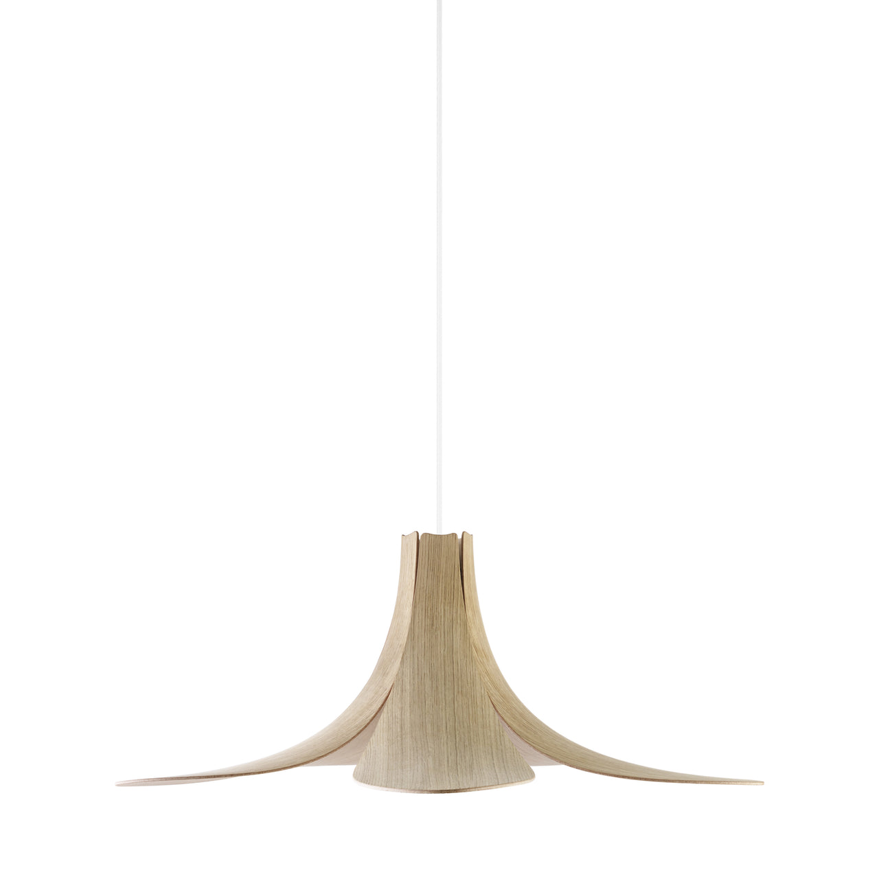 Jazz Pendant: Oak + White + Plug-in