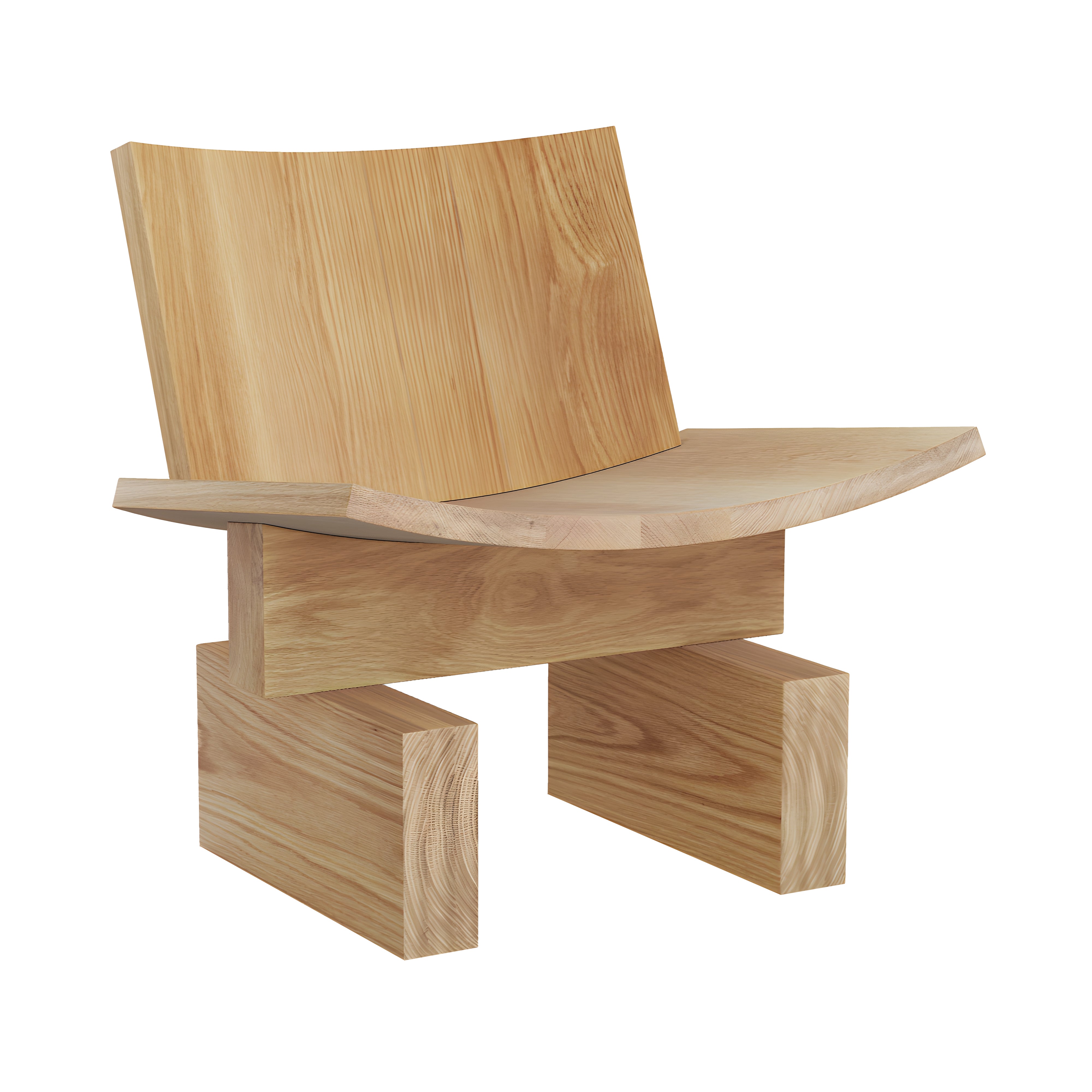 Plane Lounge Chair: Natural