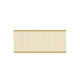 Stockholm Shelf Slated Sliding Door: Super-Matt Oak