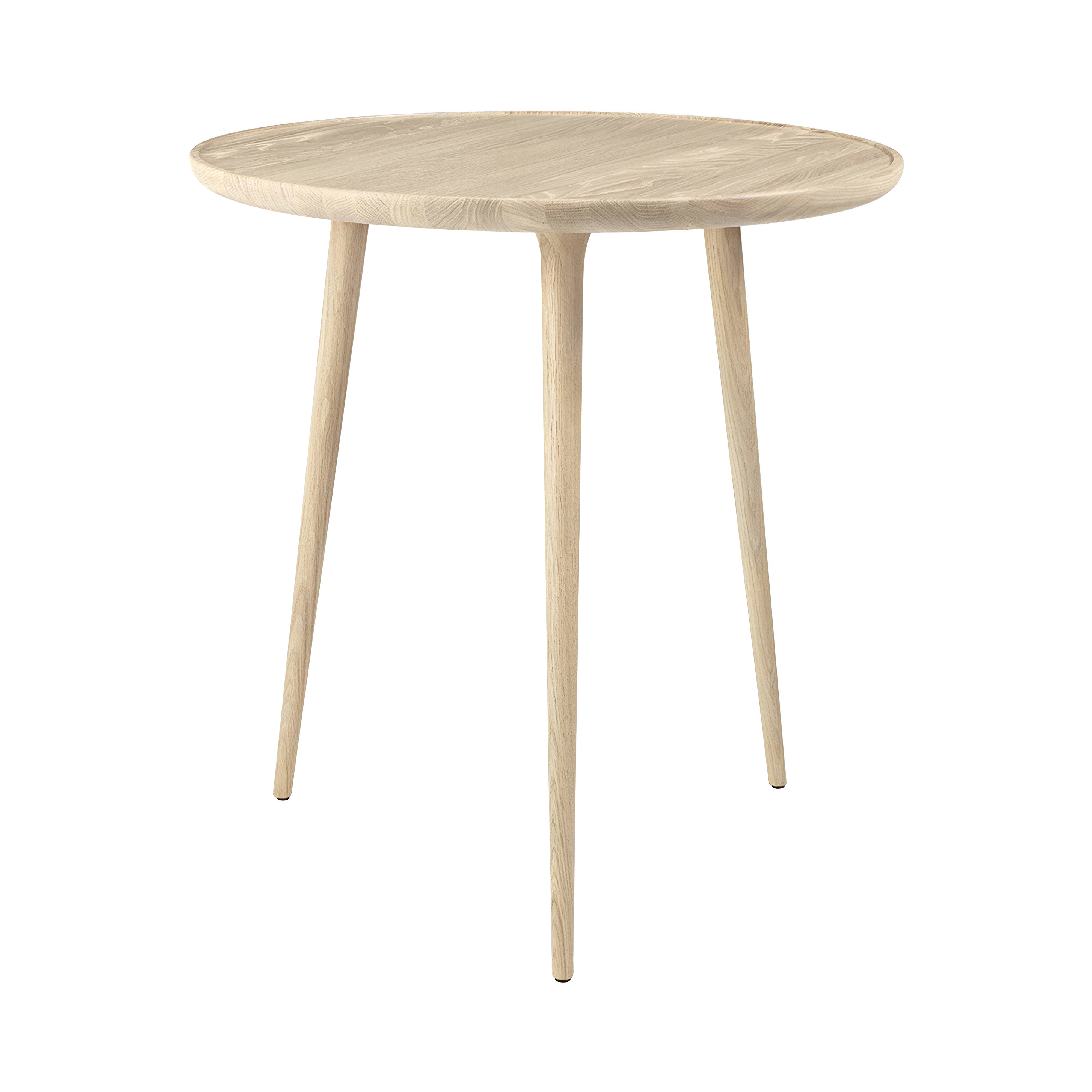 Accent Café Table: Matt Lacquered Oak