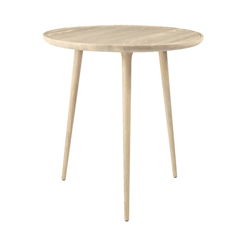 Accent Café Table: Matt Lacquered Oak