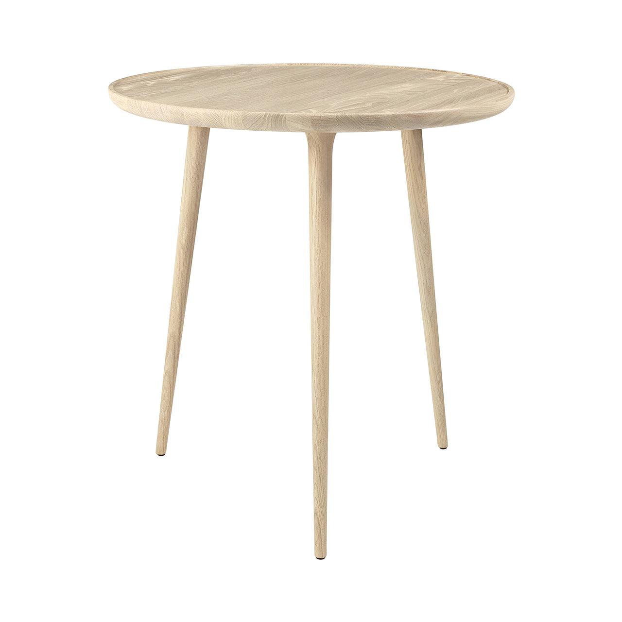 Accent Café Table: Matt Lacquered Oak