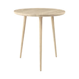 Accent Café Table: Matt Lacquered Oak