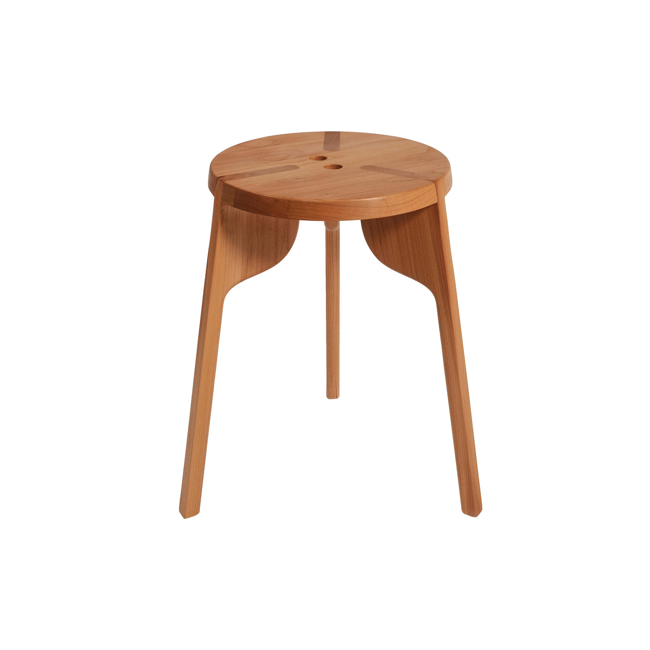 Tattoo Stool: Plain + 3 + Eyes + Oiled Oak