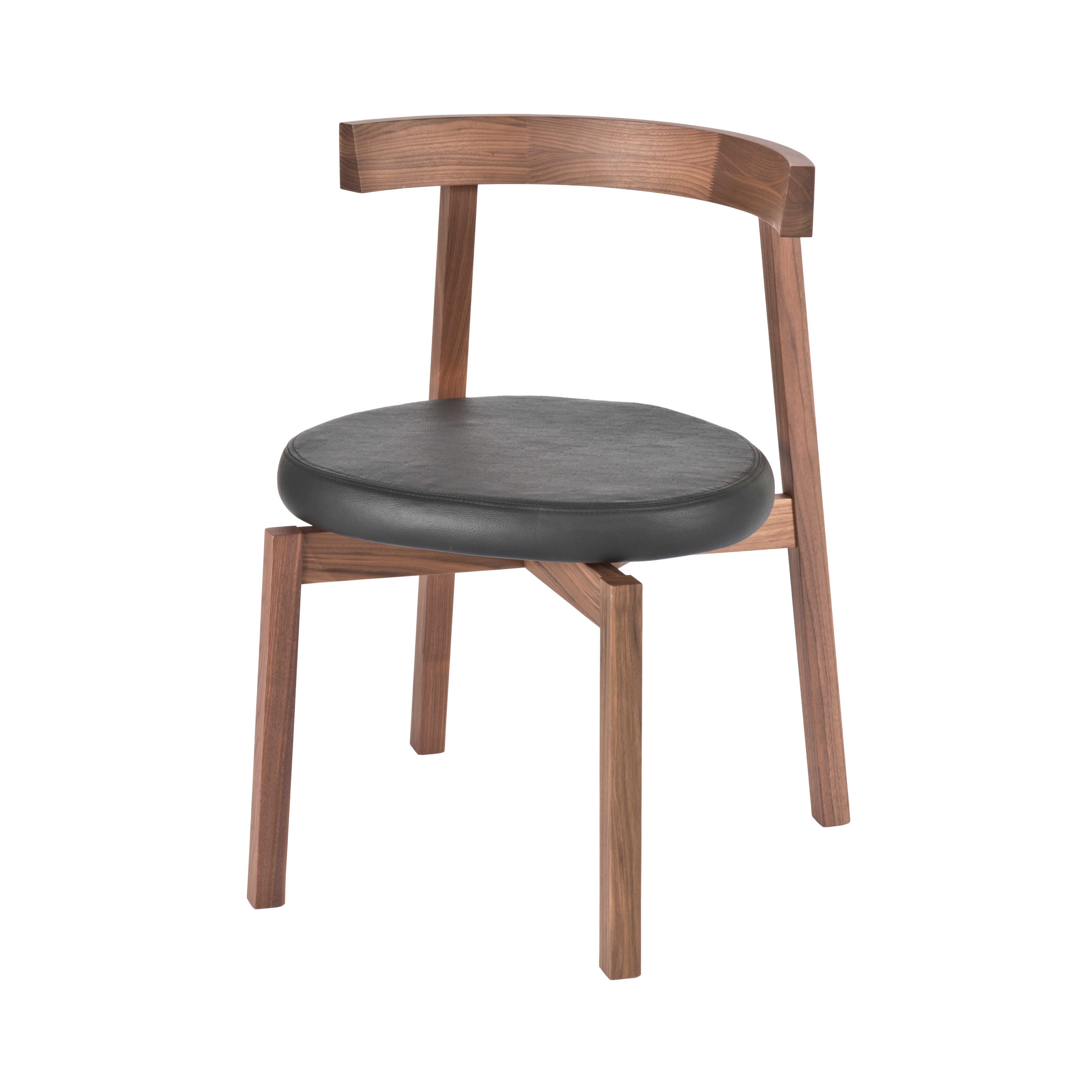 Oki-Nami Chair: Walnut