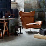 Oksen Swivel Lounge Chair: LS