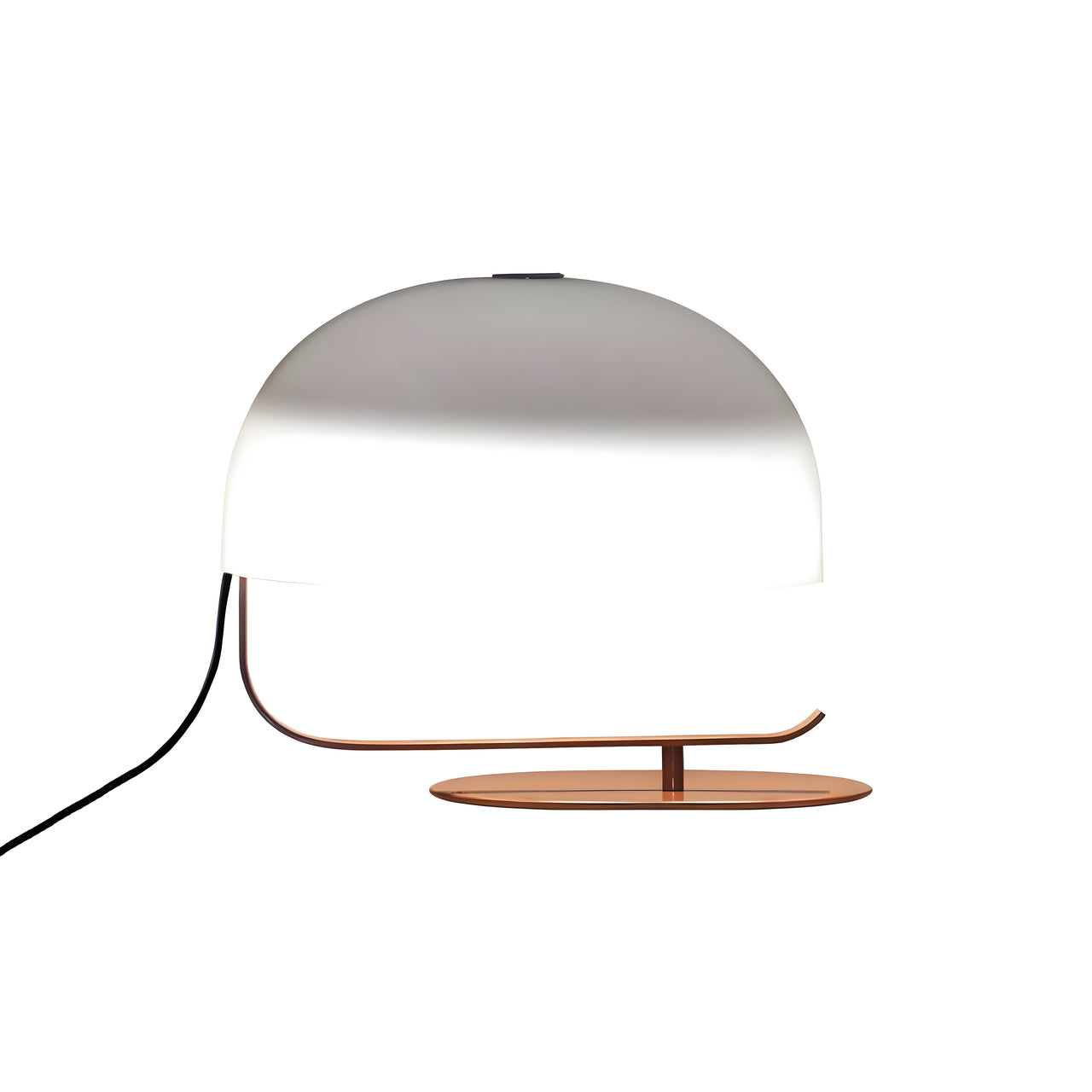 Zanuso Table Lamp: Nut Brown